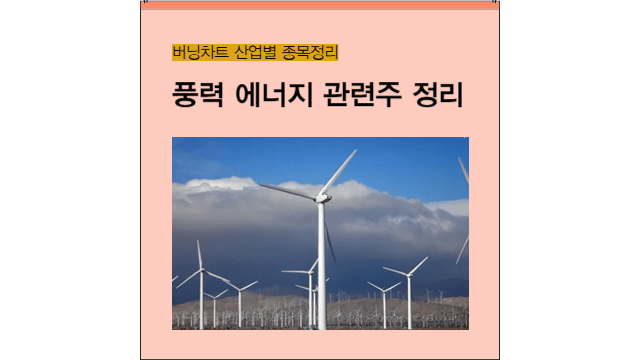 풍력 에너지 산업