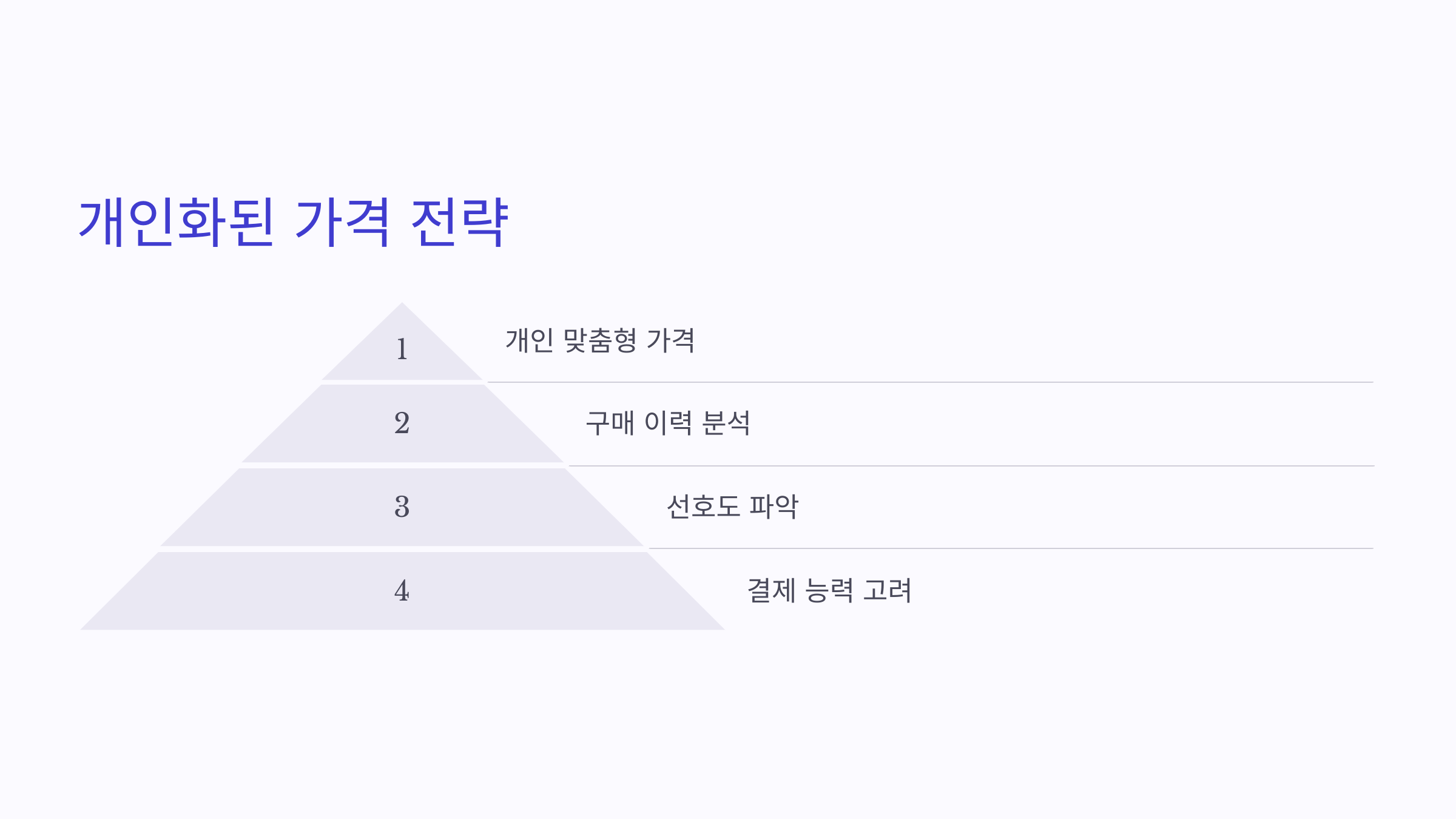 4. 🔒 개인화된 가격 전략