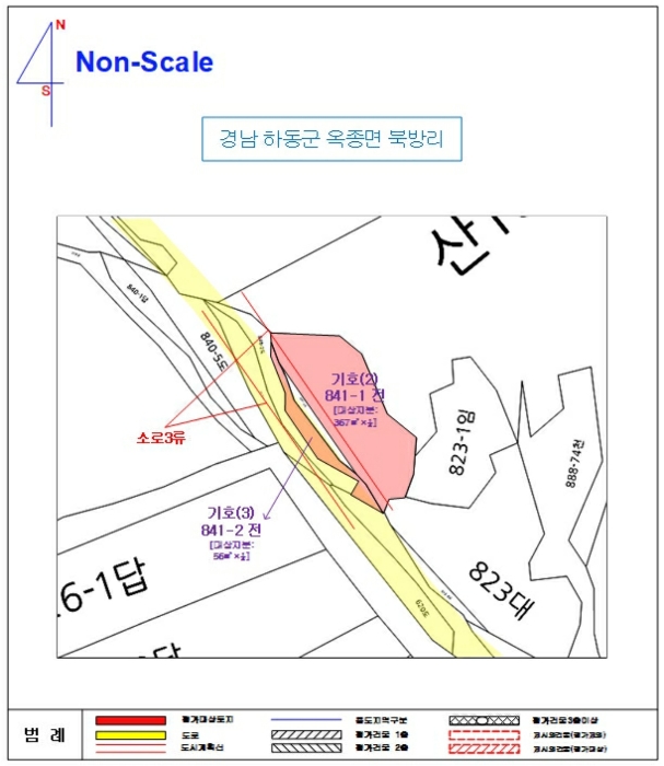 진주지원2022타경2772 지 적 개 황 도