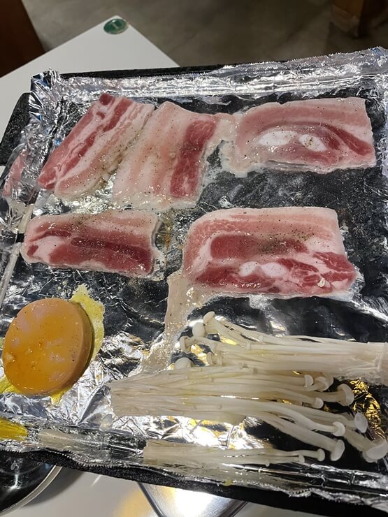 2동탄-냉삼집-냉삼시대-삼겹살-차림