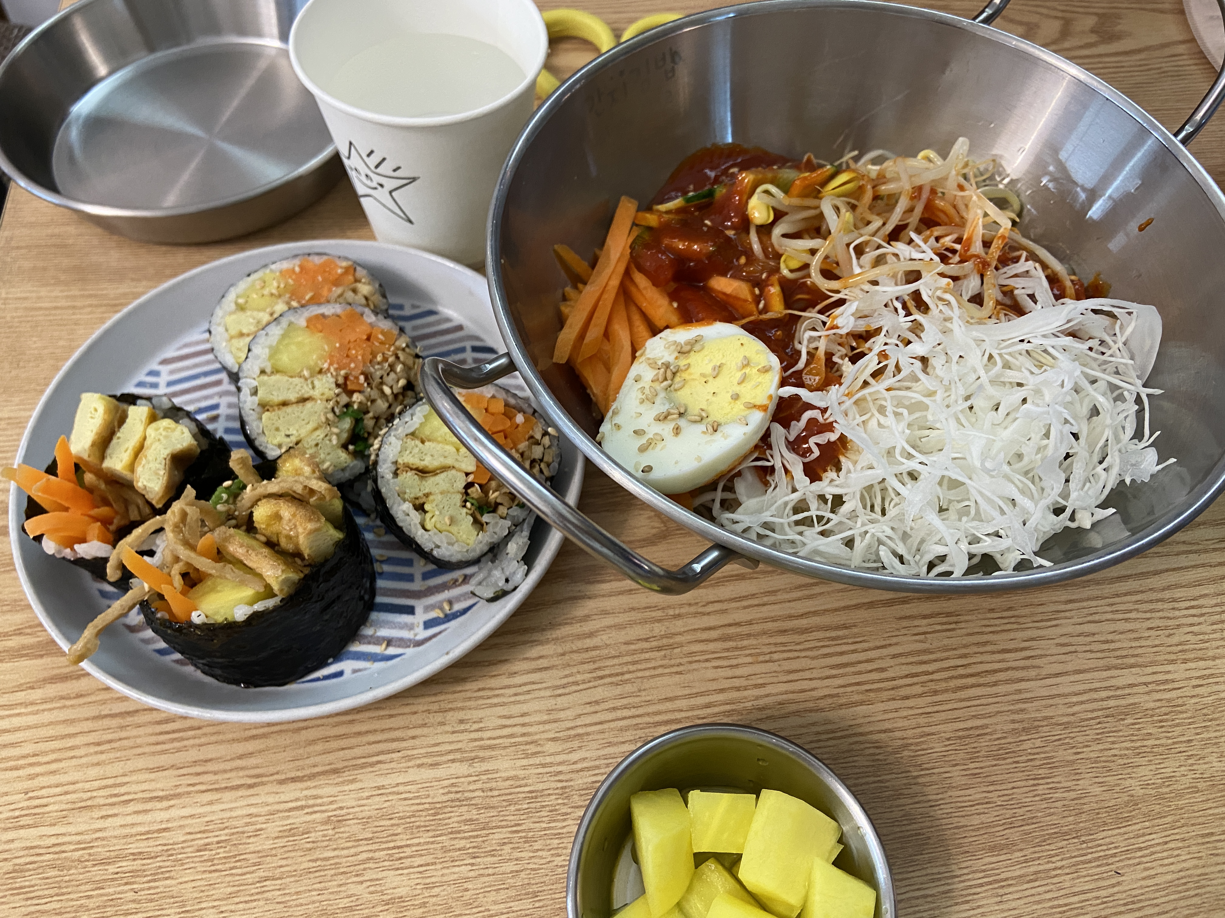 연남동분식 경의선숲길 간지김밥 !