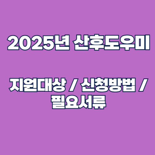 출산 후 반드시 알아야 할 정부지원 산후도우미 신청방법, 필요서류 및 자격요건 알아보기