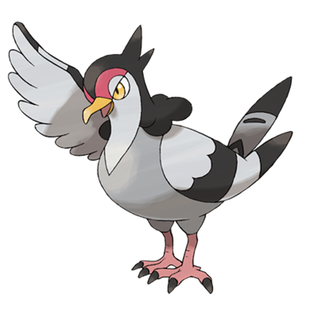  [포켓몬도감]  No. 520 유토브 Tranquill #520