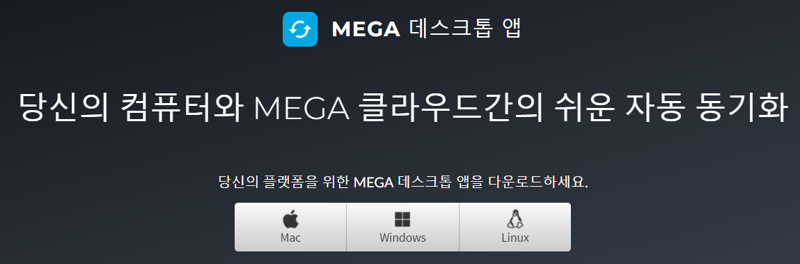 MEGASync 다운로드 및 설치해보기 Megasync 다운로드 및 설치해보기