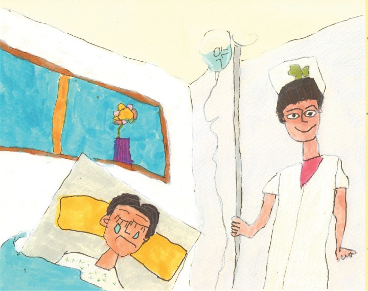 친구가 아픈 꿈아픈 사람을 돕는 간호사가 꿈인 6살 여자친구 지우의 직업 동화 - 5