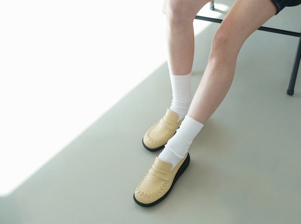 차이나클래스 네이비 퍼플 출근길 패션슈즈 인스타 스판 발목부츠 레큰스판 13