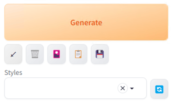 아이콘 버튼 화면