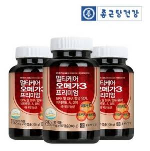 종근당건강 멀티케어 오메가3 프리미엄 90정, 3개