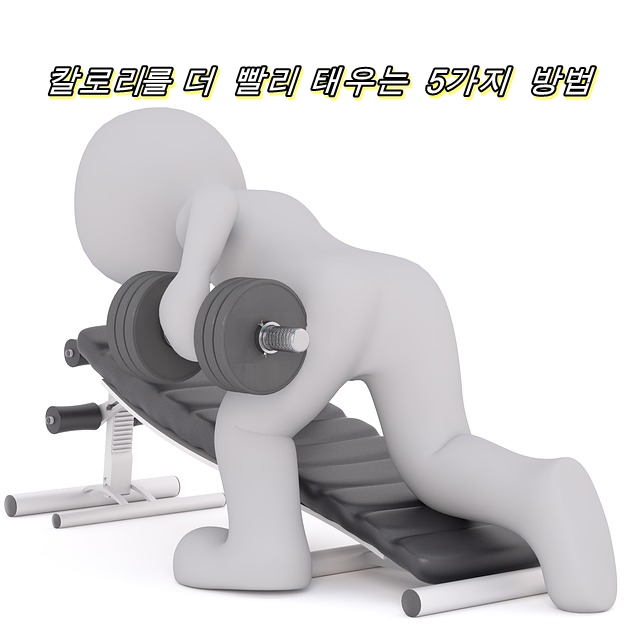  칼로리를 더 빨리 태우는 5가지 방법