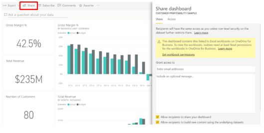  [Power BI] 파워비아이 보고서 공유하기