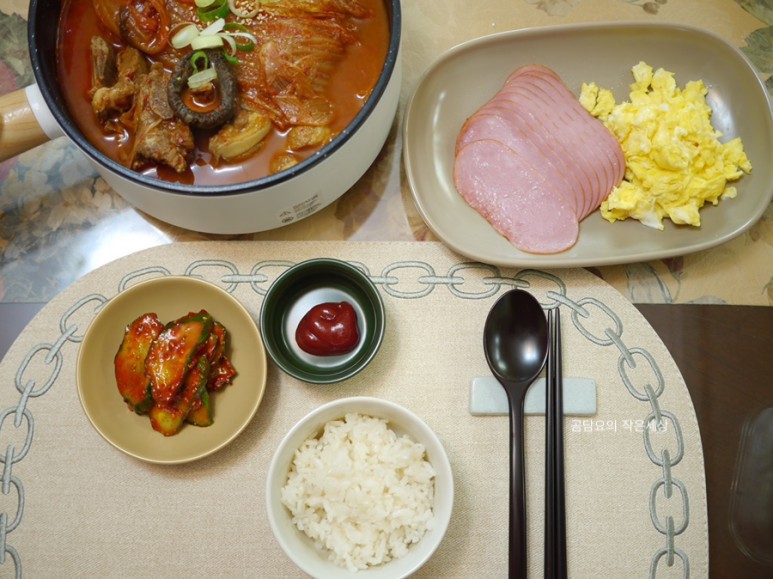 옻피움 주합칠 수공예품 옻칠 나무수저세트 고급스러운 7