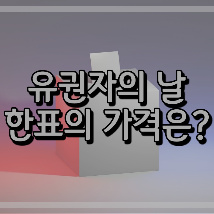  유권자의 날 제정 의미, 한 표의 가격, 투표 가능한 나이