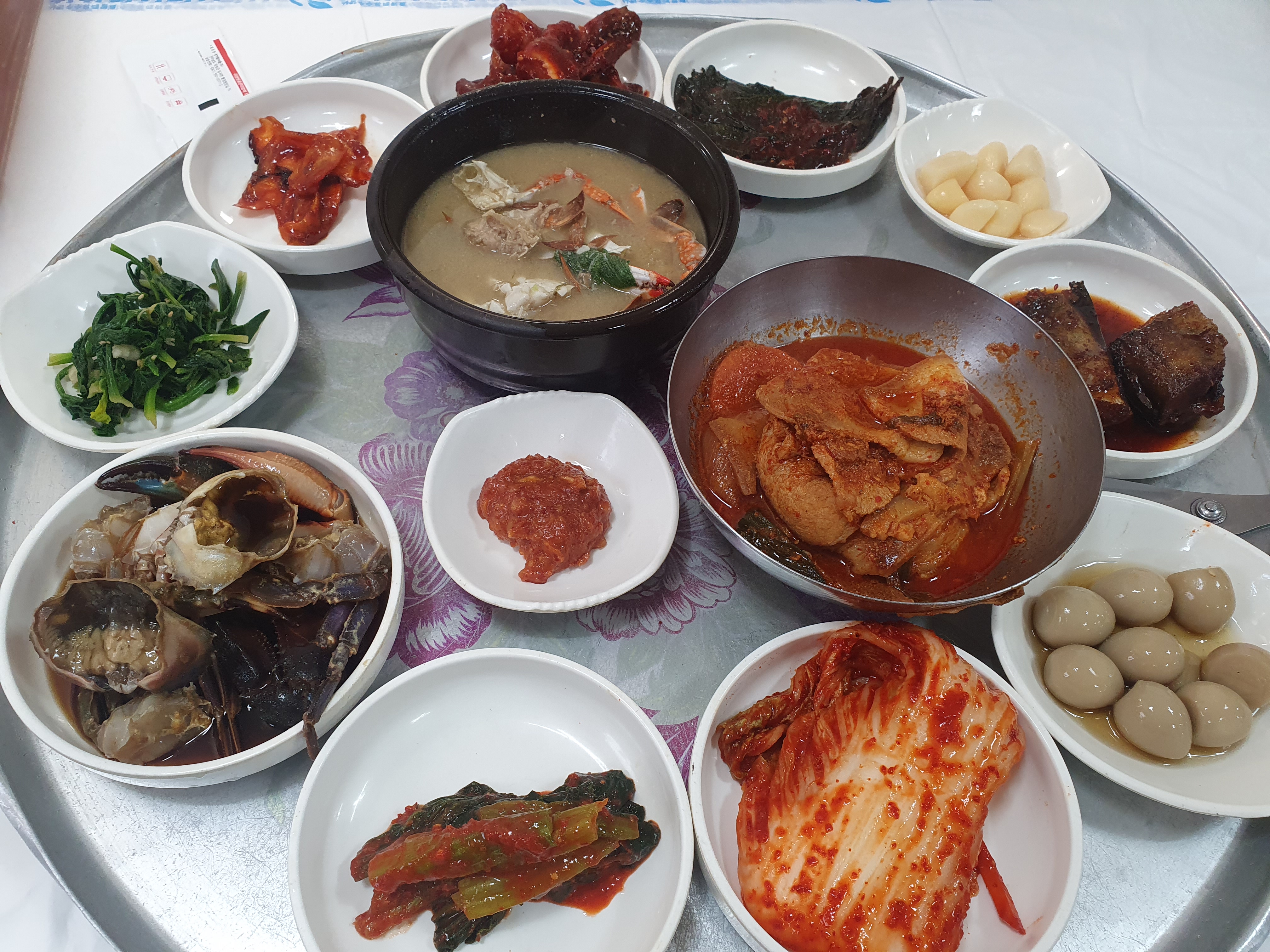 백반 한상