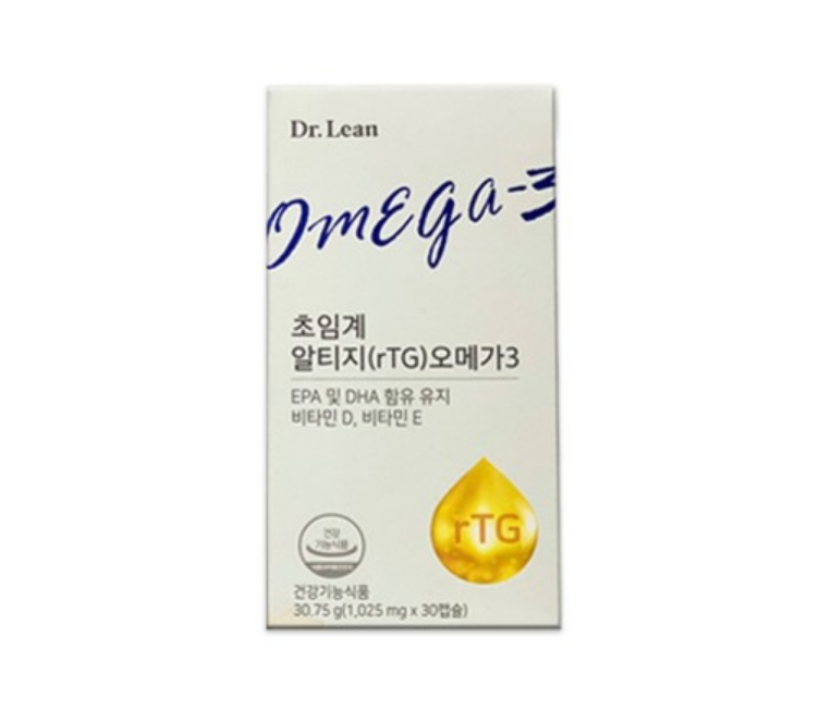 닥터린-초임계-RTG-알티지-오메가-3-30캡슐-구성품