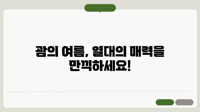 괌 7월 날씨