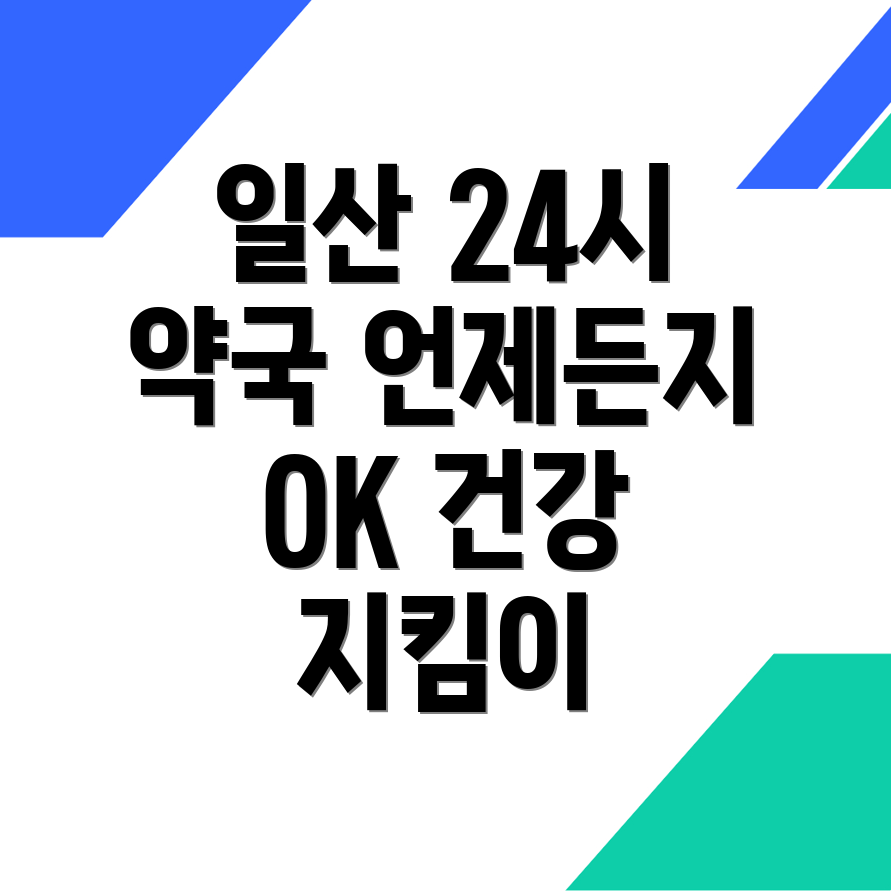 고양 24시간 약국