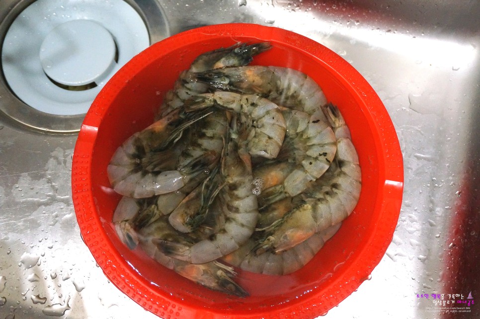 대하 새우 요리 천사수산 왕새우 17