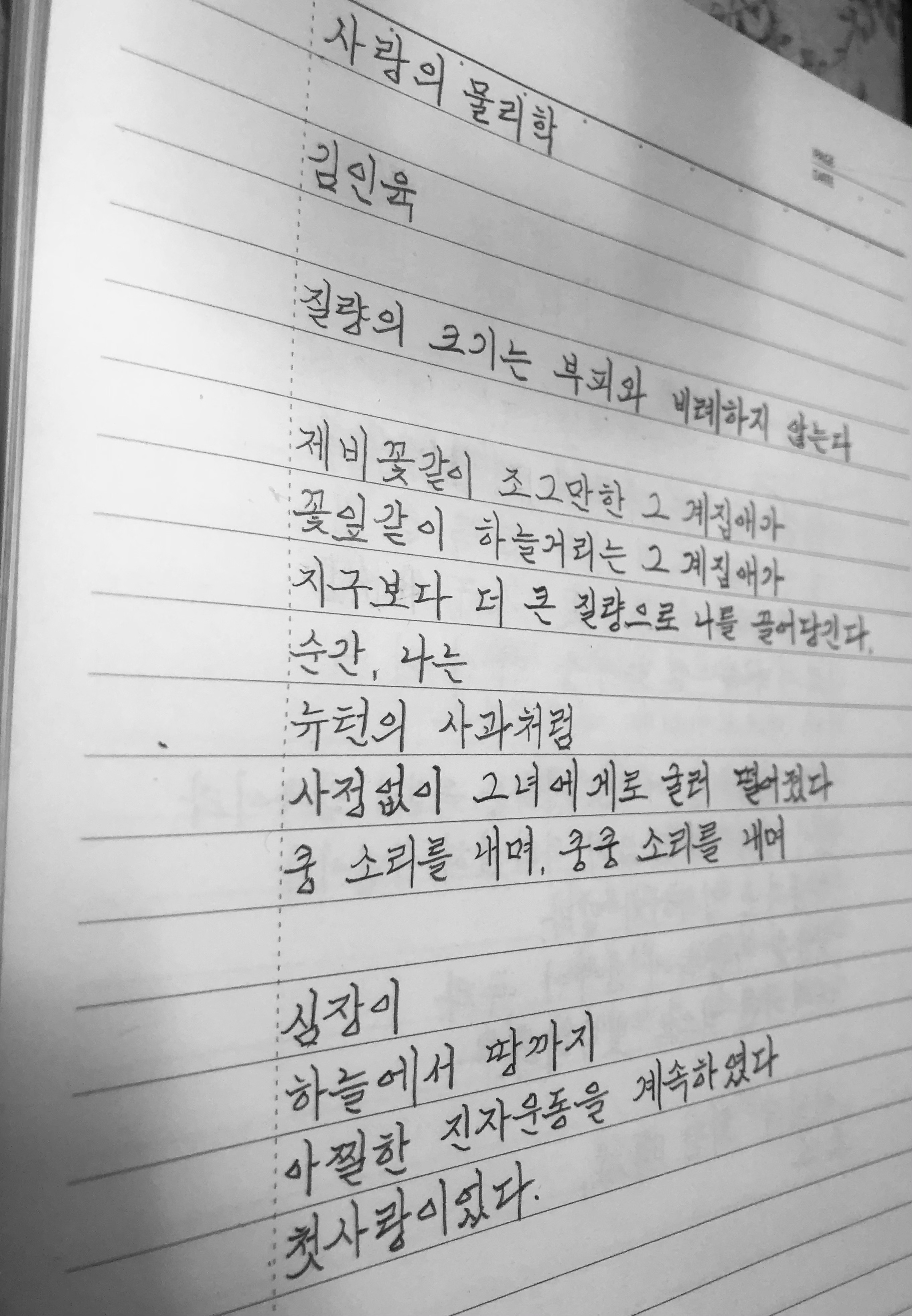  김인육-사랑의 물리학