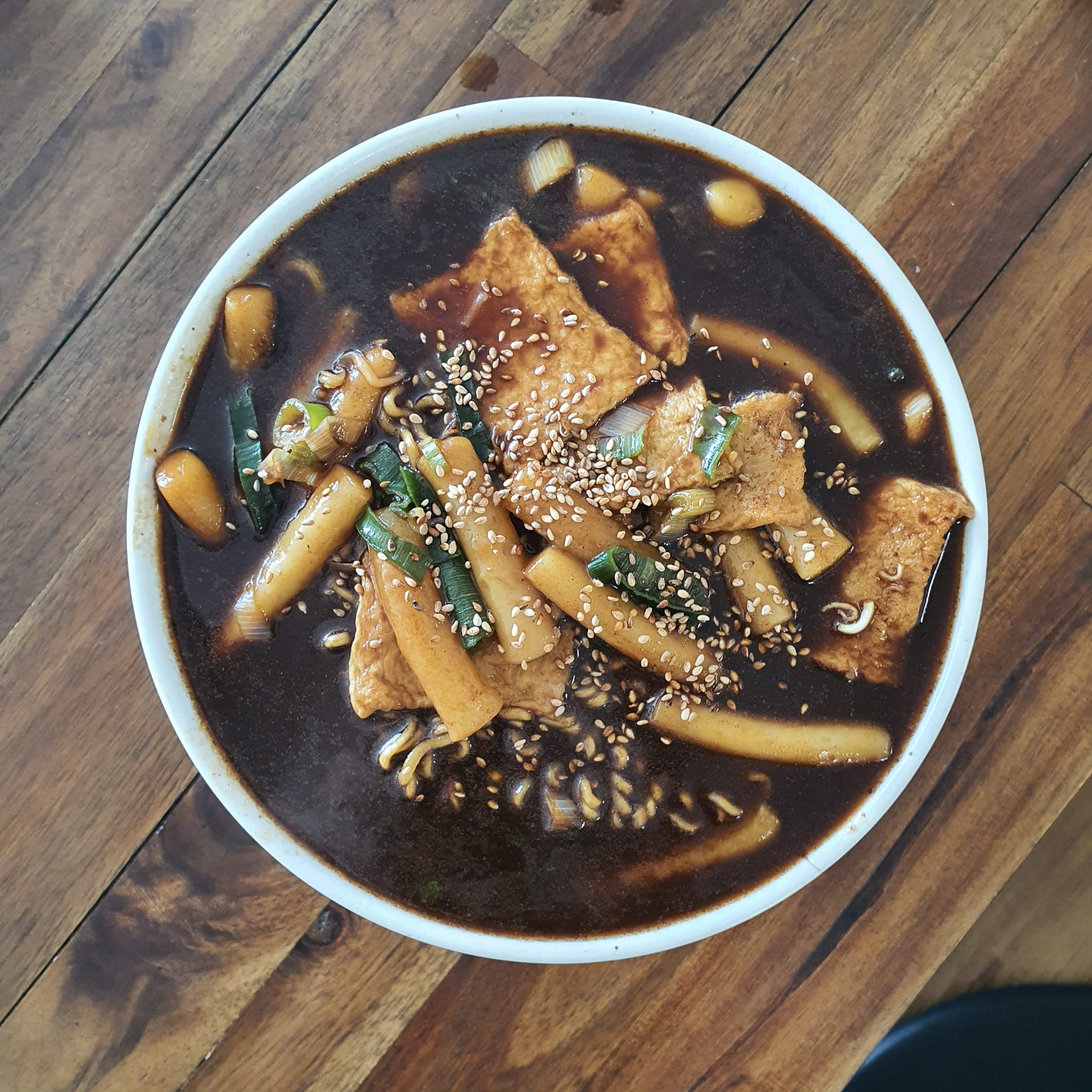  달콤모임사천짜장라볶이 후기