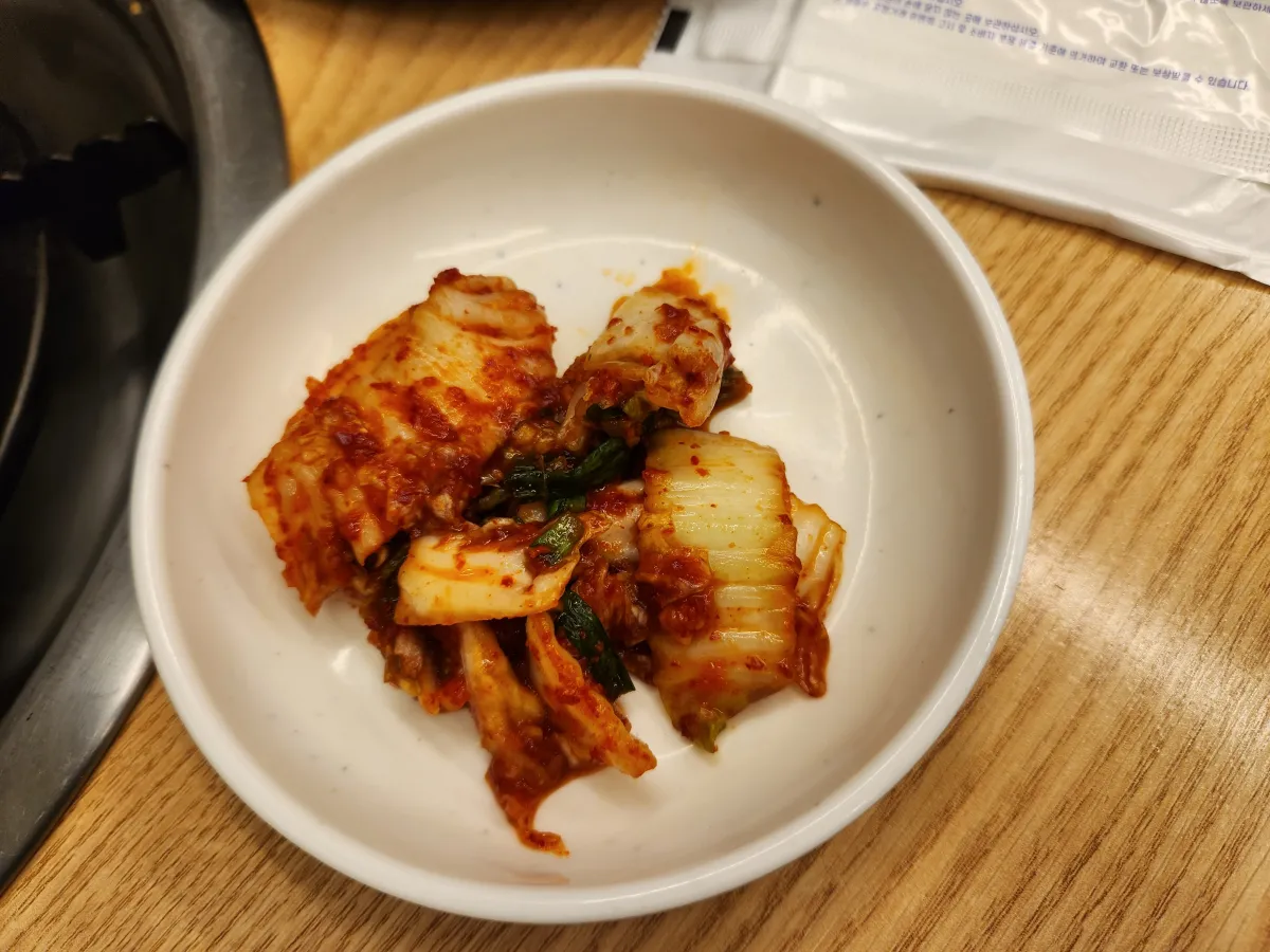 고양시-화정동-맛나칼제비-겉절이