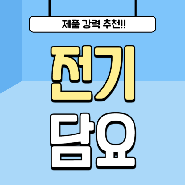 전기담요 추천 순위 비교 TOP 5