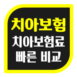  치아보험료 간단 명료하게 비교하세요.