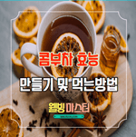  콤부차 효능과 만들기 마시는법 알아봐요