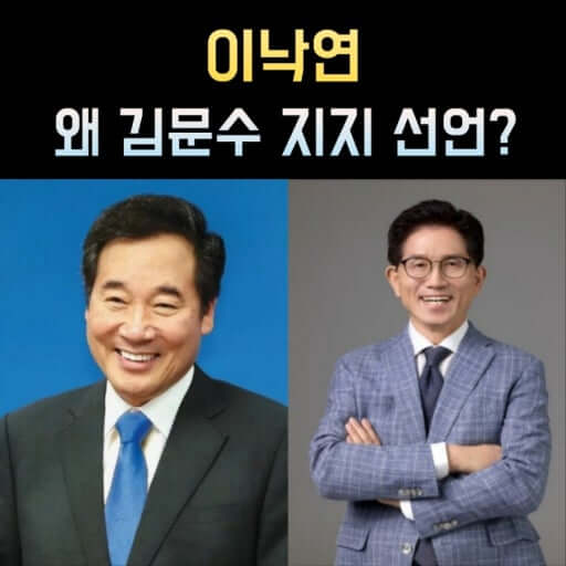 이낙연, &quot;김문수 지지선언&quot;