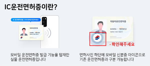 IC 운전면허증 발급