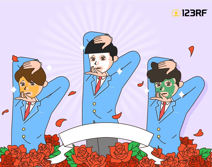 [이벤트 디자인 배경] 중고등학생 만화 일러스트 모음