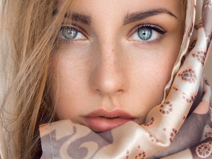 잡티 제거 완료