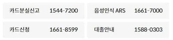 신한카드 콜센터