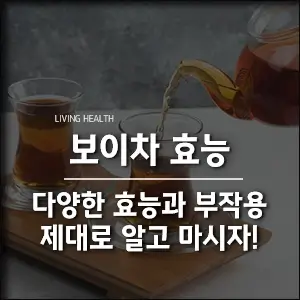  보이차의 다양한 효능과 부작용 제대로 알고 마시자