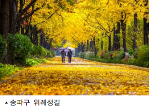 서울 단풍길 사진명소
