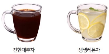설빙 커피 메뉴 진한 대추 차 생생 레몬