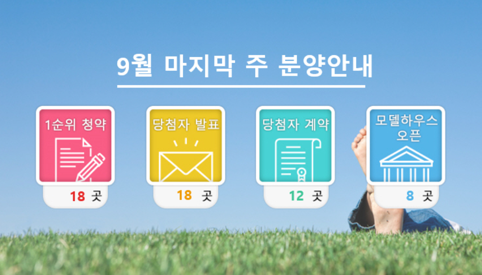  [분양 일정] 21년 9월 5주차 (9/27~10/1) ... 'e편한세상 강일 어반브릿지' 등 8512가구 분양