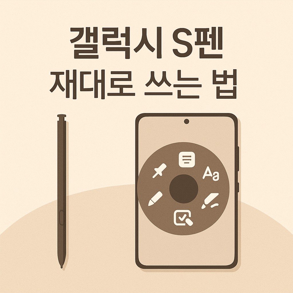 갤럭시 S펜 활용법에 관한 블로그 썸네일