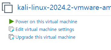 칼리리눅스 vmware