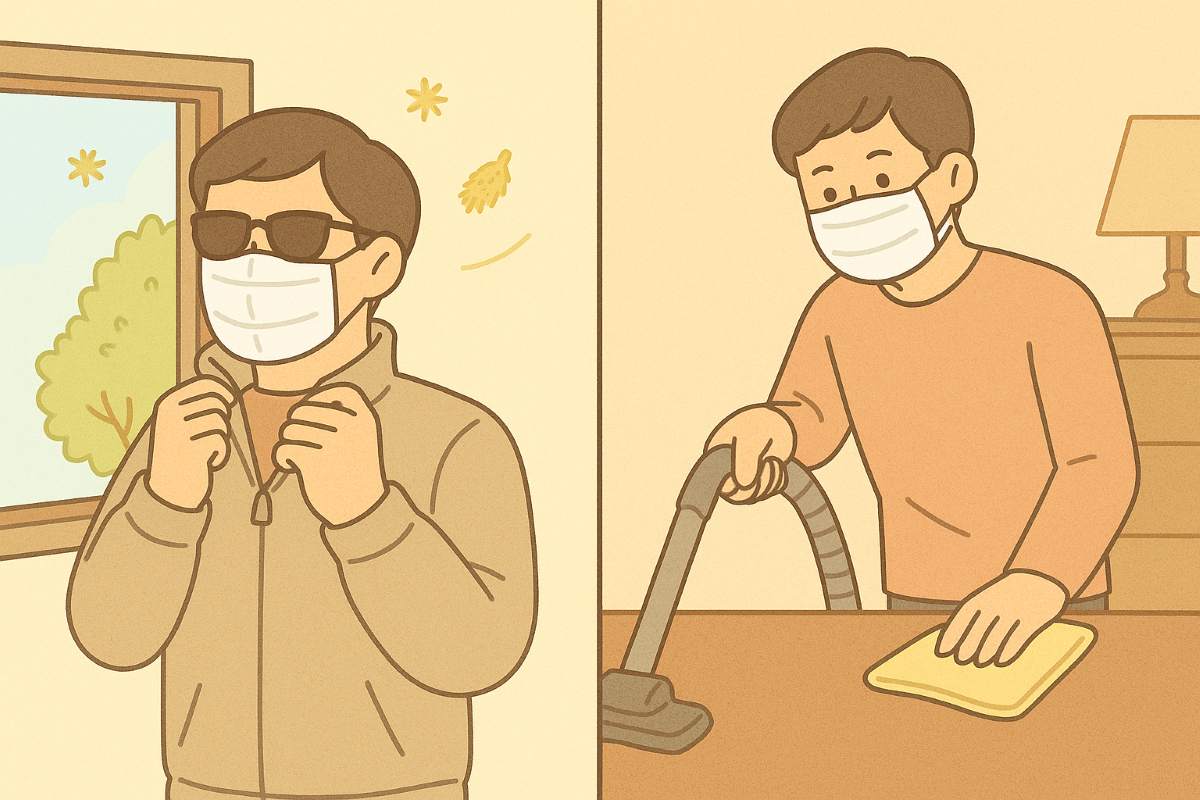 송진가루 일상 속 대처법 이미지