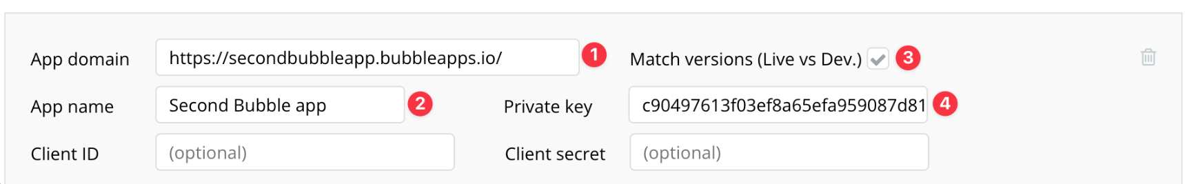버블 앱 커넥터 설정