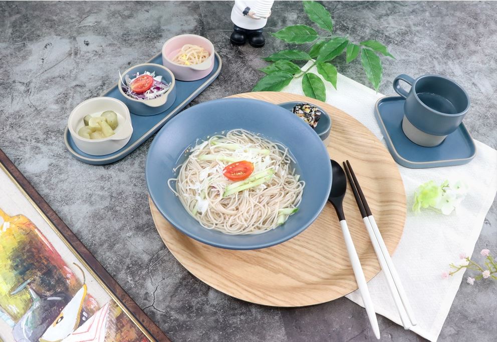  라면 원형 볼그릇