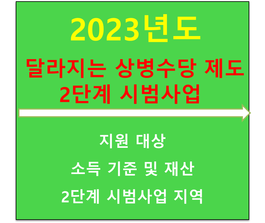  2023년도 상병수당 제도