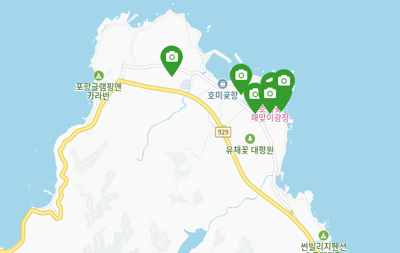 호미곶 광장 지도