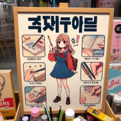 다양한 학생들이 함께 공부하는 장면을 그린 일러스트로, 교실 내에서의 활동을 설명합니다.
