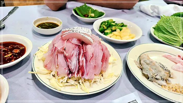 sbs 모닝와이드 전남 목포 더위야 가라 여름 보양식&#44; 민어 코스 요리 맛집
