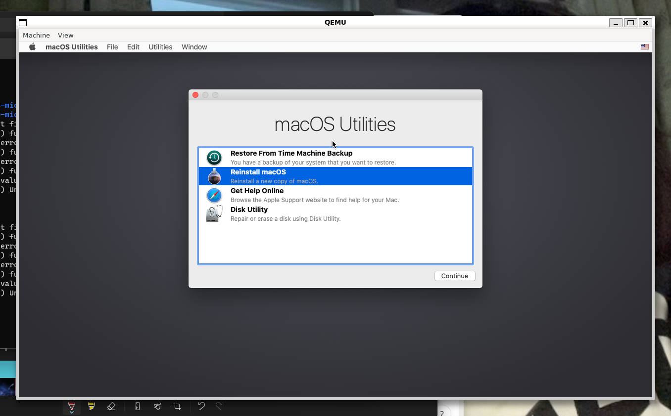 WSL2에 OSX 설치하기 &#44; 윈도우에 OSX 설치하기 - Reinstall macOS #1
