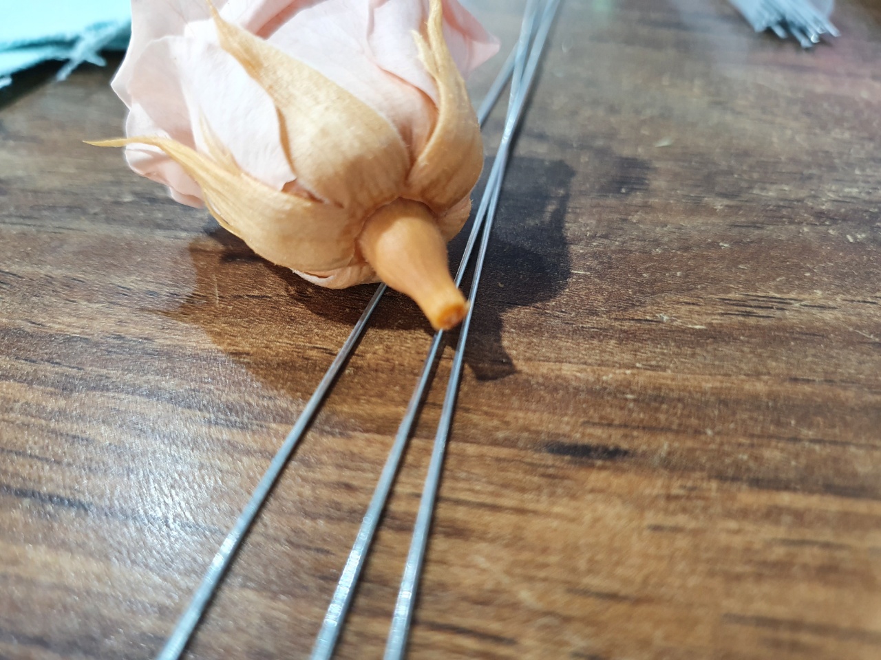  [꽃 와이어링 기법] 인서션기법, 크로스기법, 후크기법 (화훼장식기능사/산업기사)