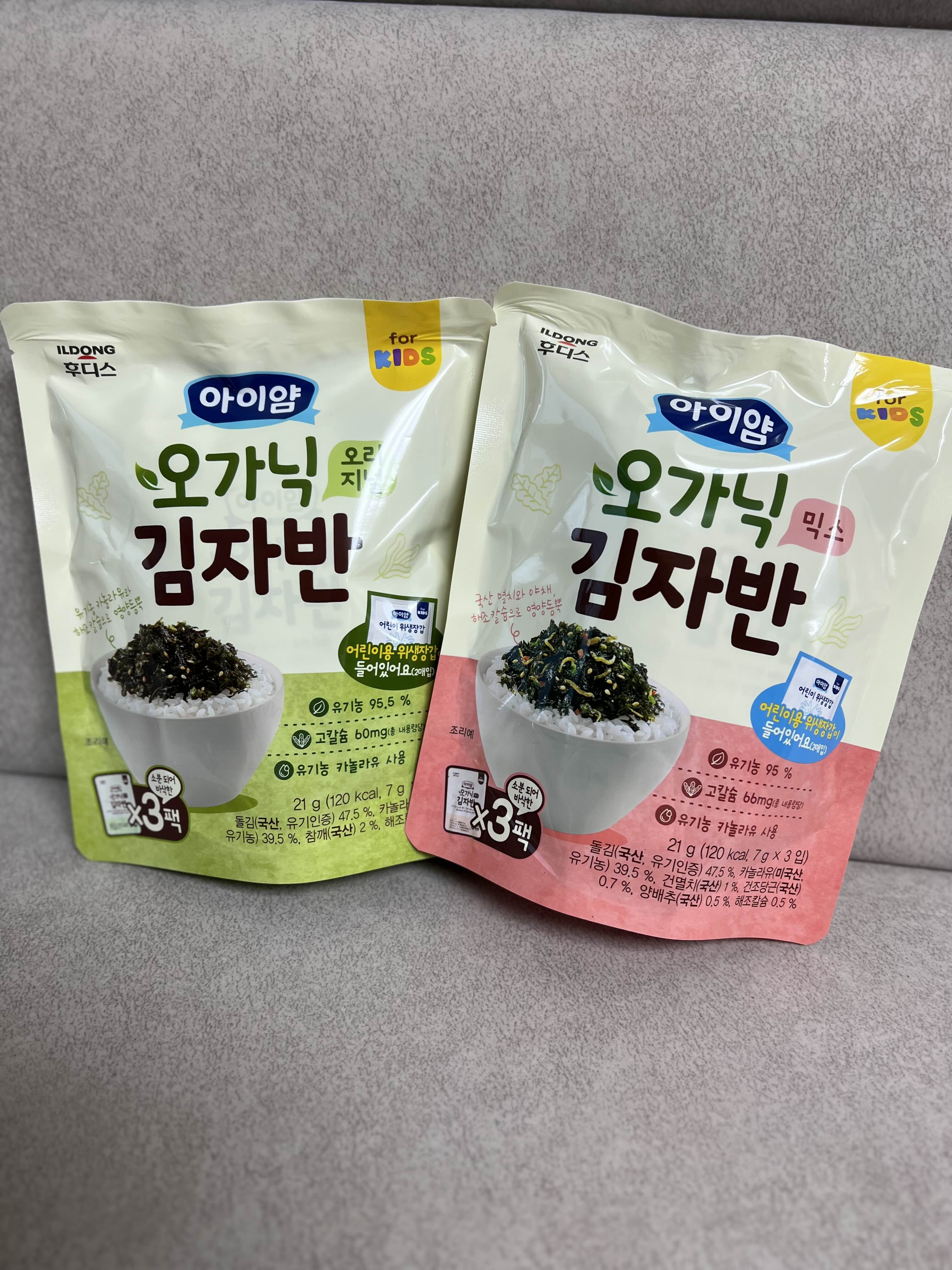  [일동 후디스 아이얌] 오가닉 김자반 2종 세트