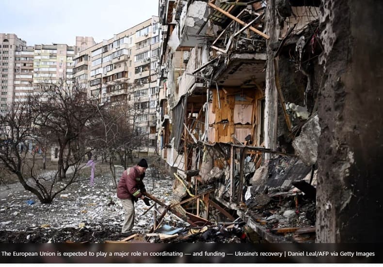 우크라이나&#44; 7500억불 규모 재건 사업 추진한다