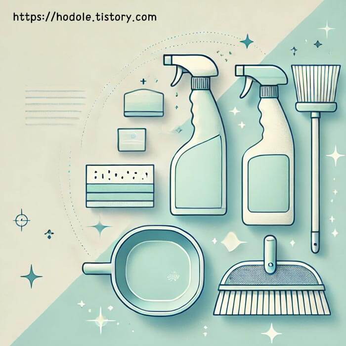 대청소 준비물